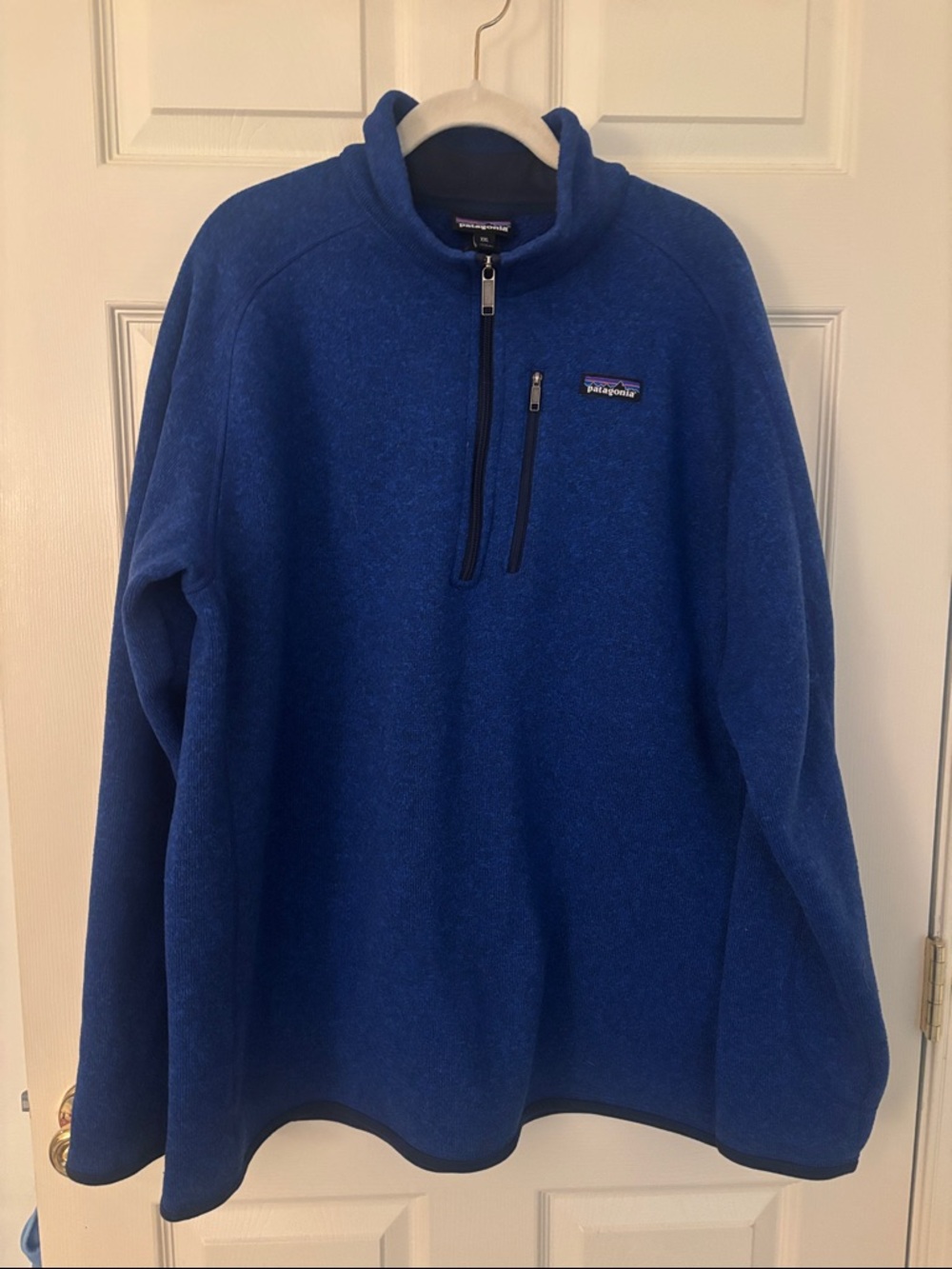 Patagonia Better Sweater 1/4 Zip Passage Blue Fleece Pullover XXL